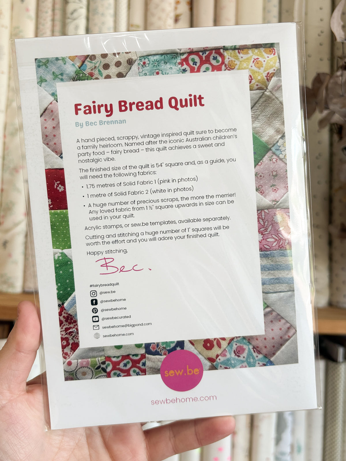 Fairy Bread Quilt Pattern - Sew Be Home
