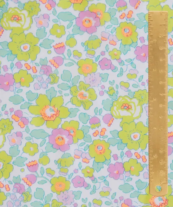 Betsy Bespoke Neon Yellow - Liberty Tana Lawn
