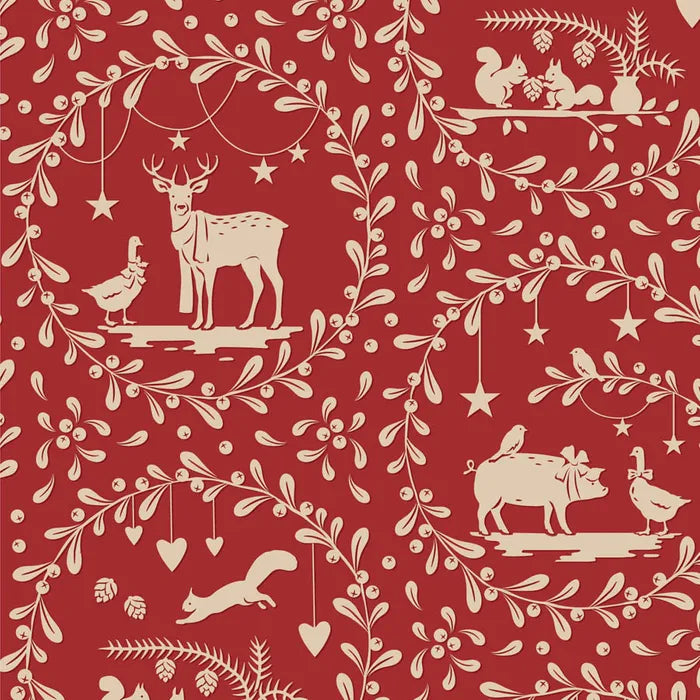 Paperscenes Burgundy - Merry Little Christmas by Tilda