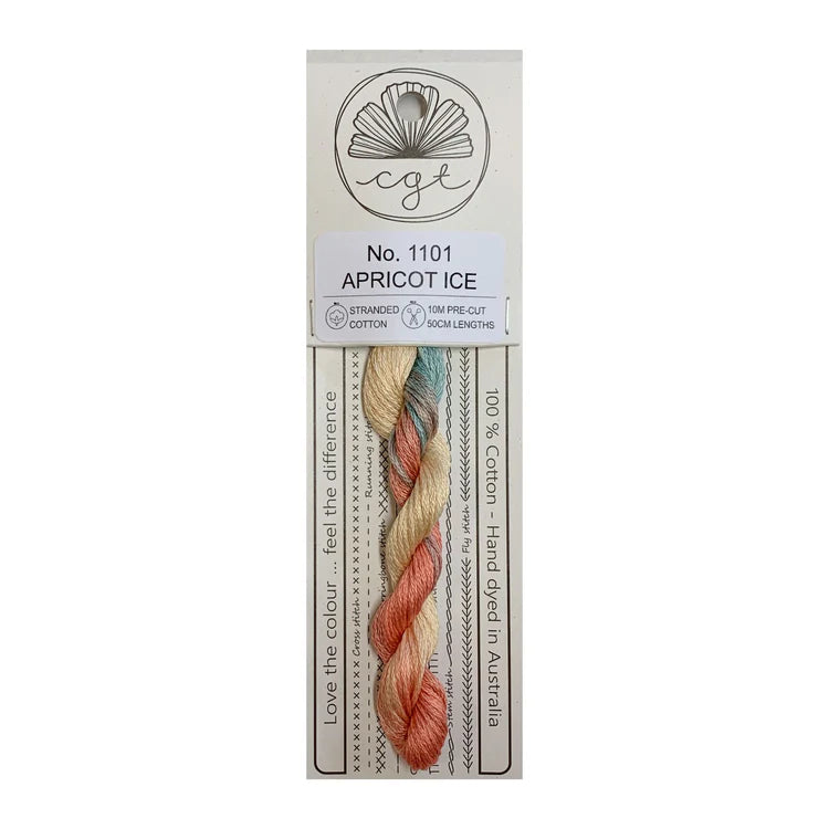 1101 Apricot Ice - Cottage Garden Threads