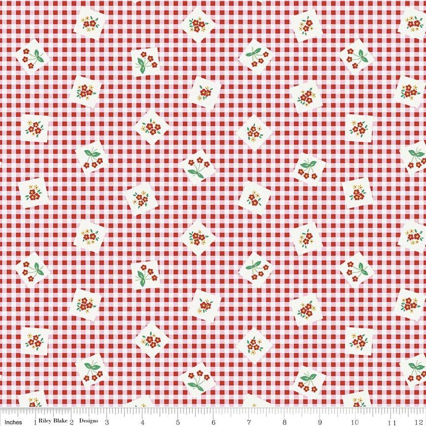 Picnic Red - Apple Farm by Riley Blake Designs