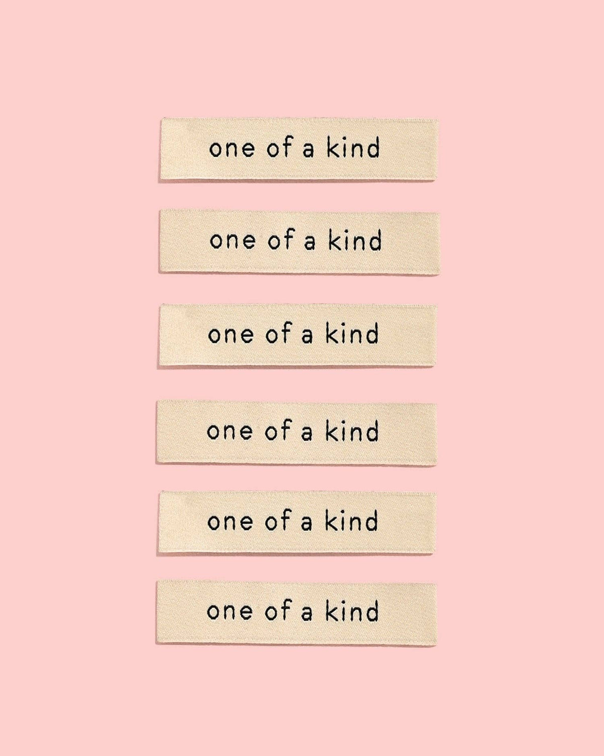 One Of A Kind Woven Labels - Kylie and the Machine