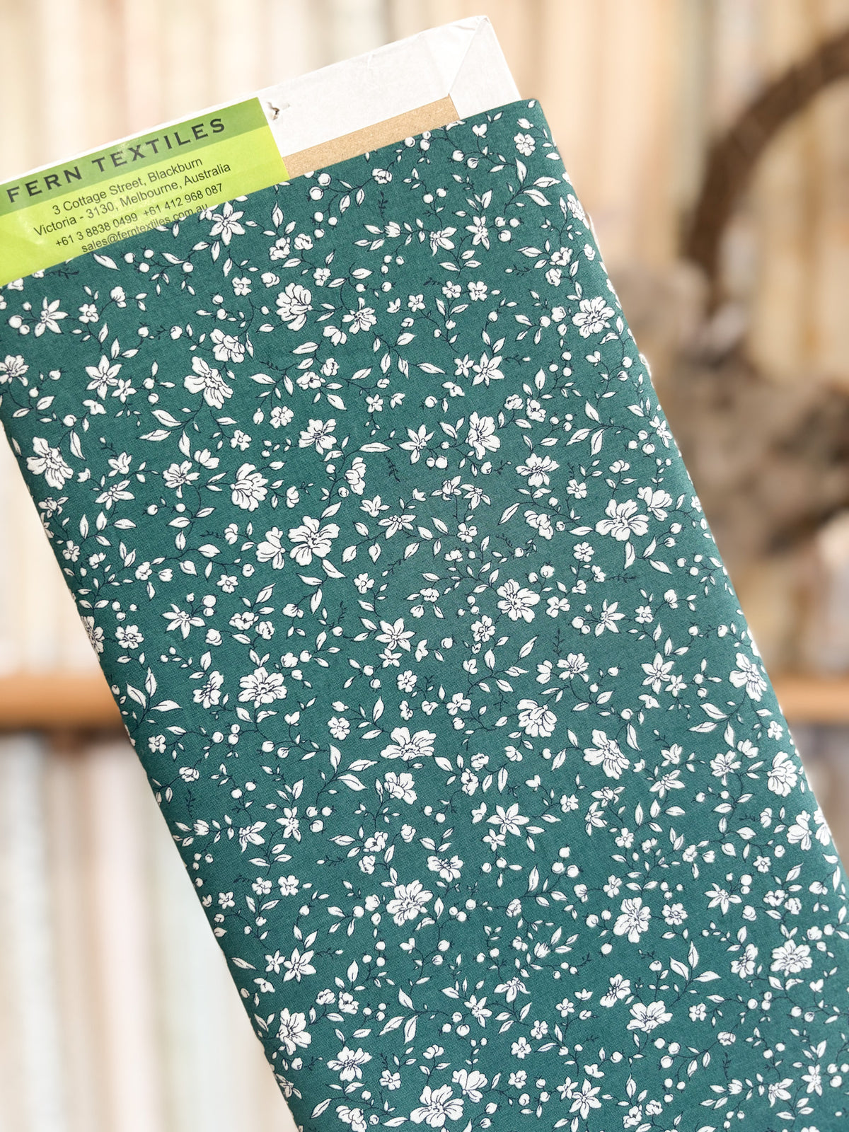 Emerald Dainty Floral 3026-650-5D by Hokkoh