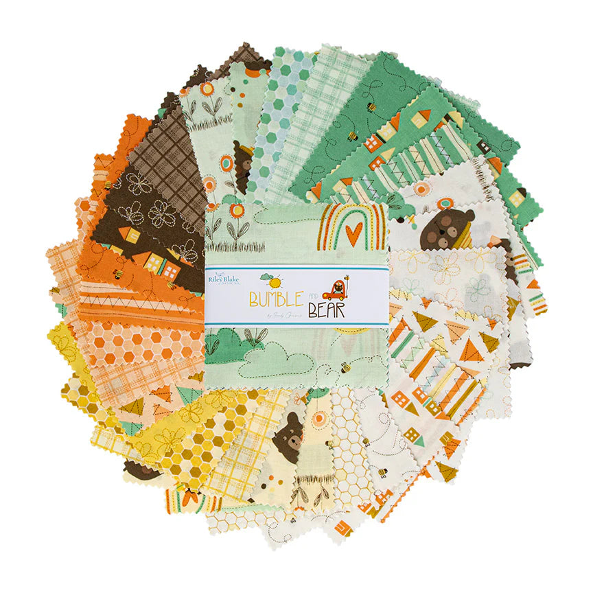 Bumble and Bear 5" Stacker - Riley Blake Designs