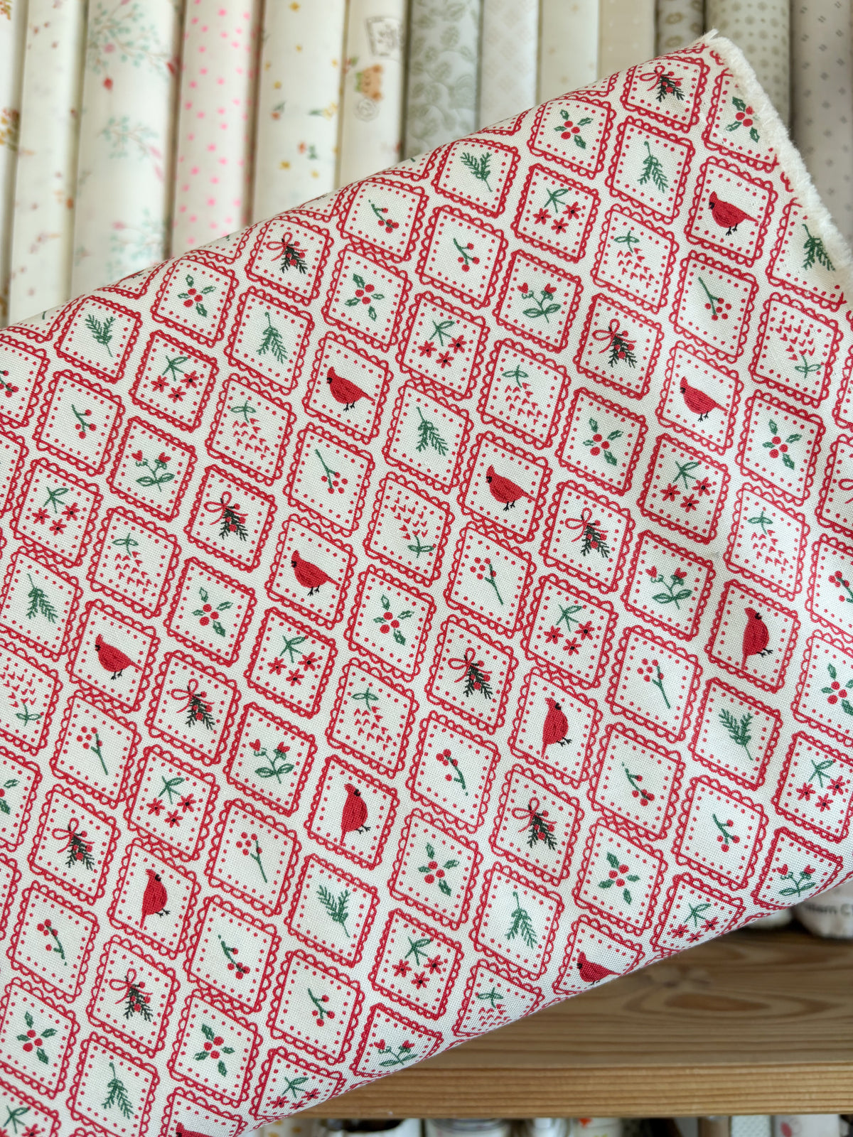 Christmas Charm Poinsettia - Holiday Cheer by Moda