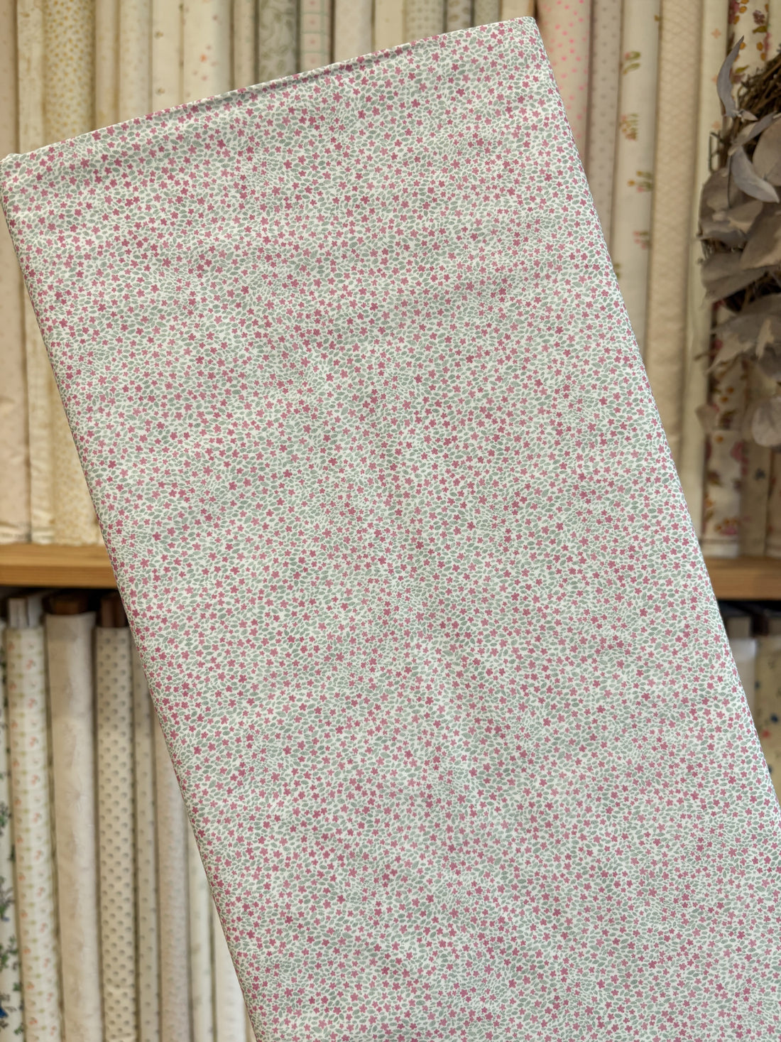 Pink Seeds - Organic Poplin by La Ta Te