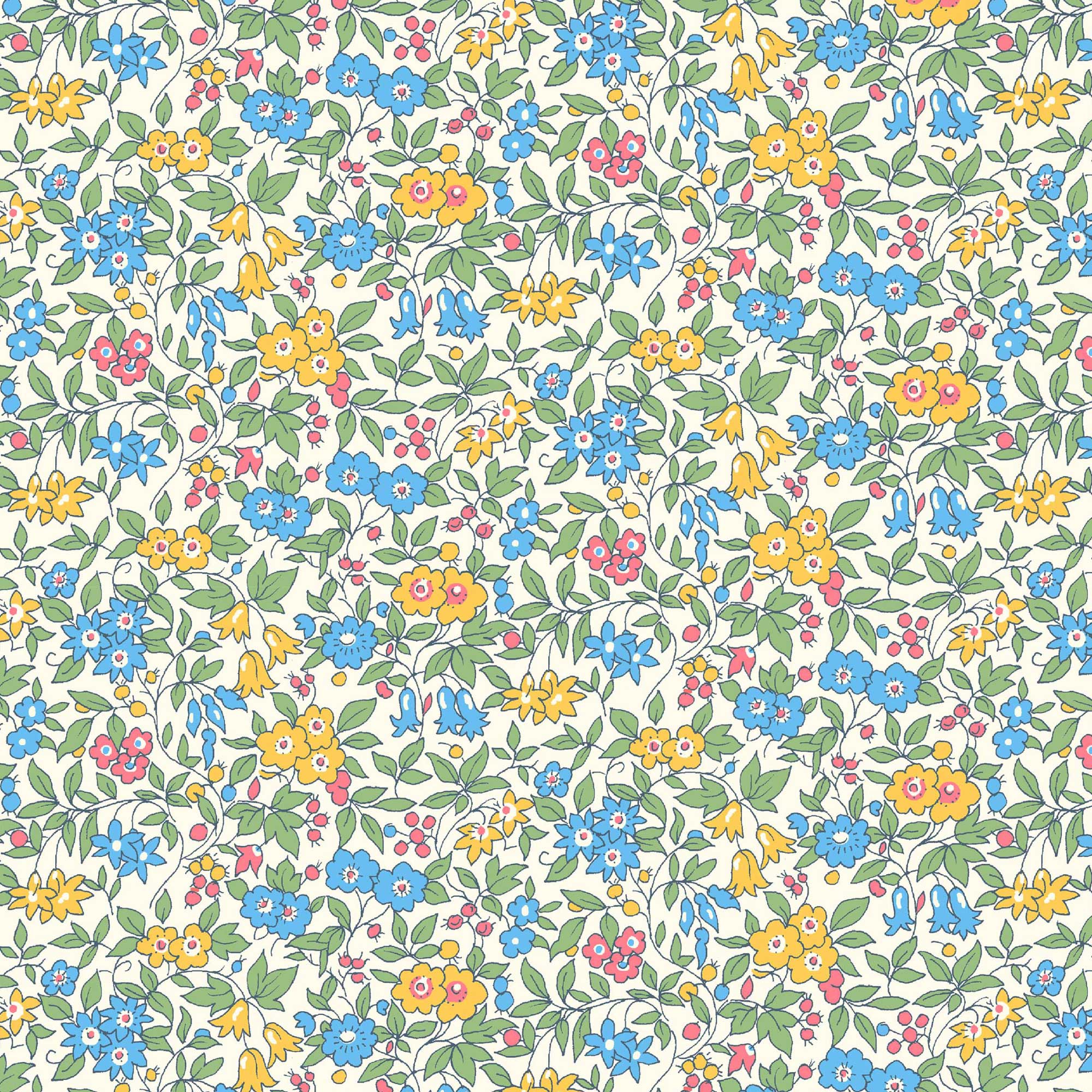 Forget Me Not 5727D - Flower Show Midsummer - Liberty Quilting Cotton