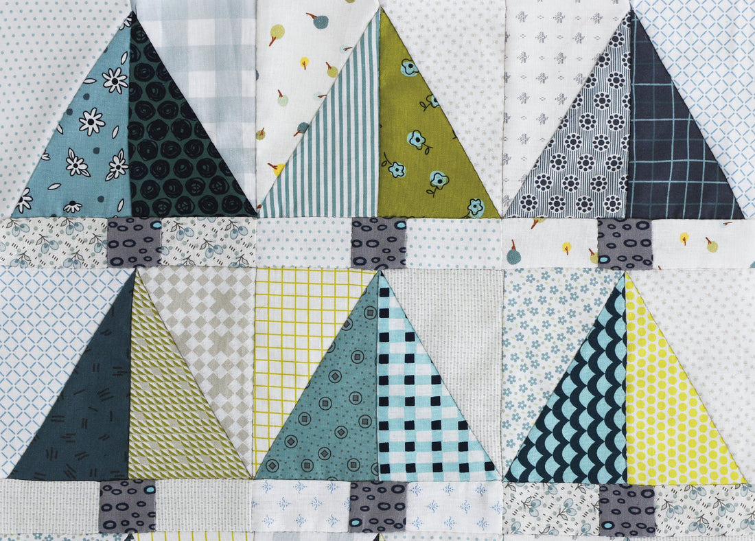 Half Rectangle Triangles - Postcard Project