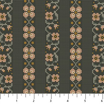 END OF BOLT 2.25m - Cross Stitch Spruce - Klara by FIGO