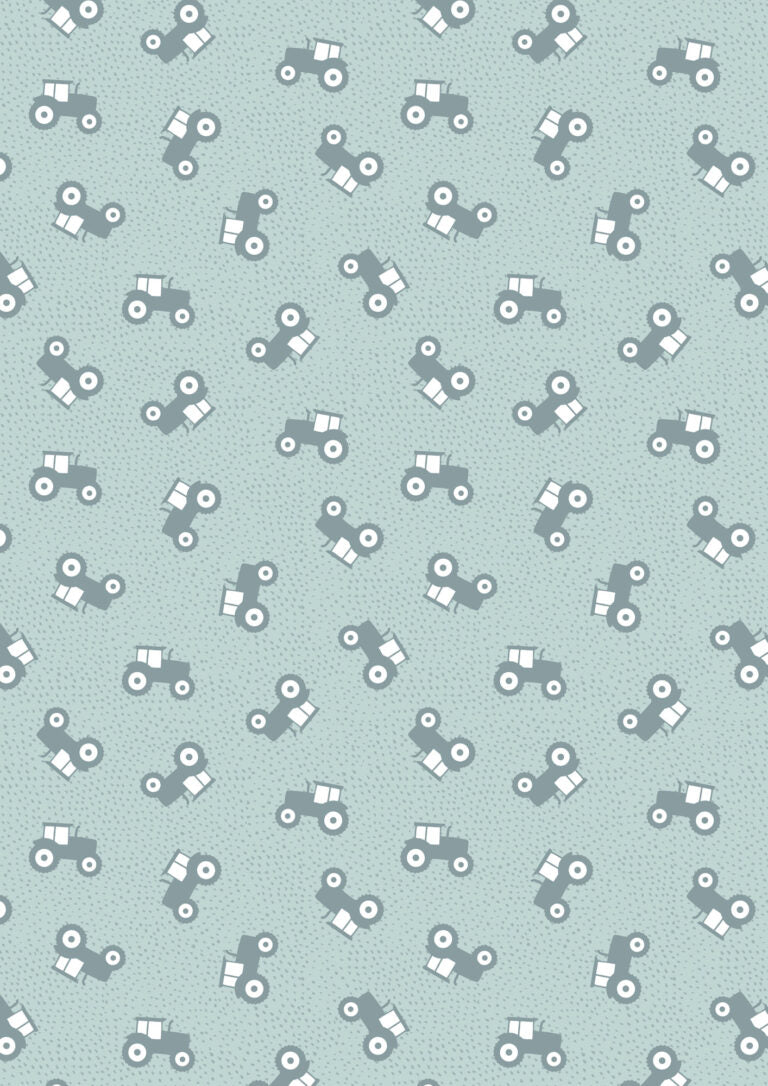 Tractors Duck Egg - Country Croft by Lewis & Irene