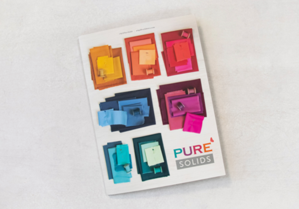 Pure Solids Colour Card *OLD VERSION* - Art Gallery Fabrics