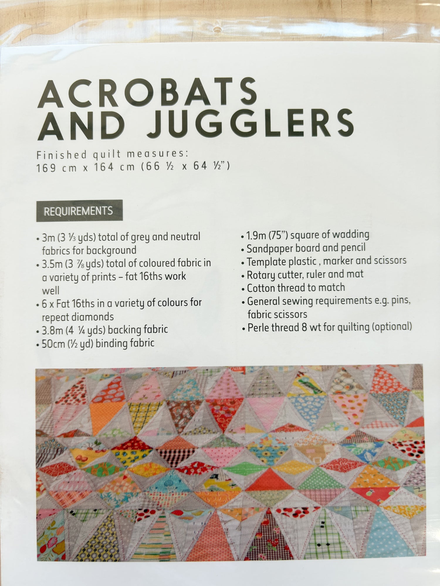 Acrobats and Jugglers Quilt Pattern - Louise Papas