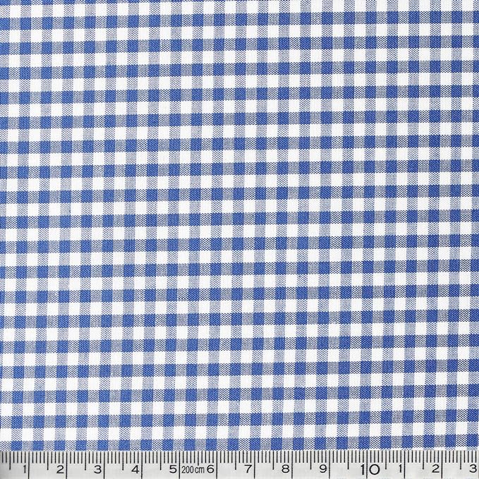 Royal Blue 1/8" Gingham 53000-205 - Japanese Yarn Dyed Broadcloth