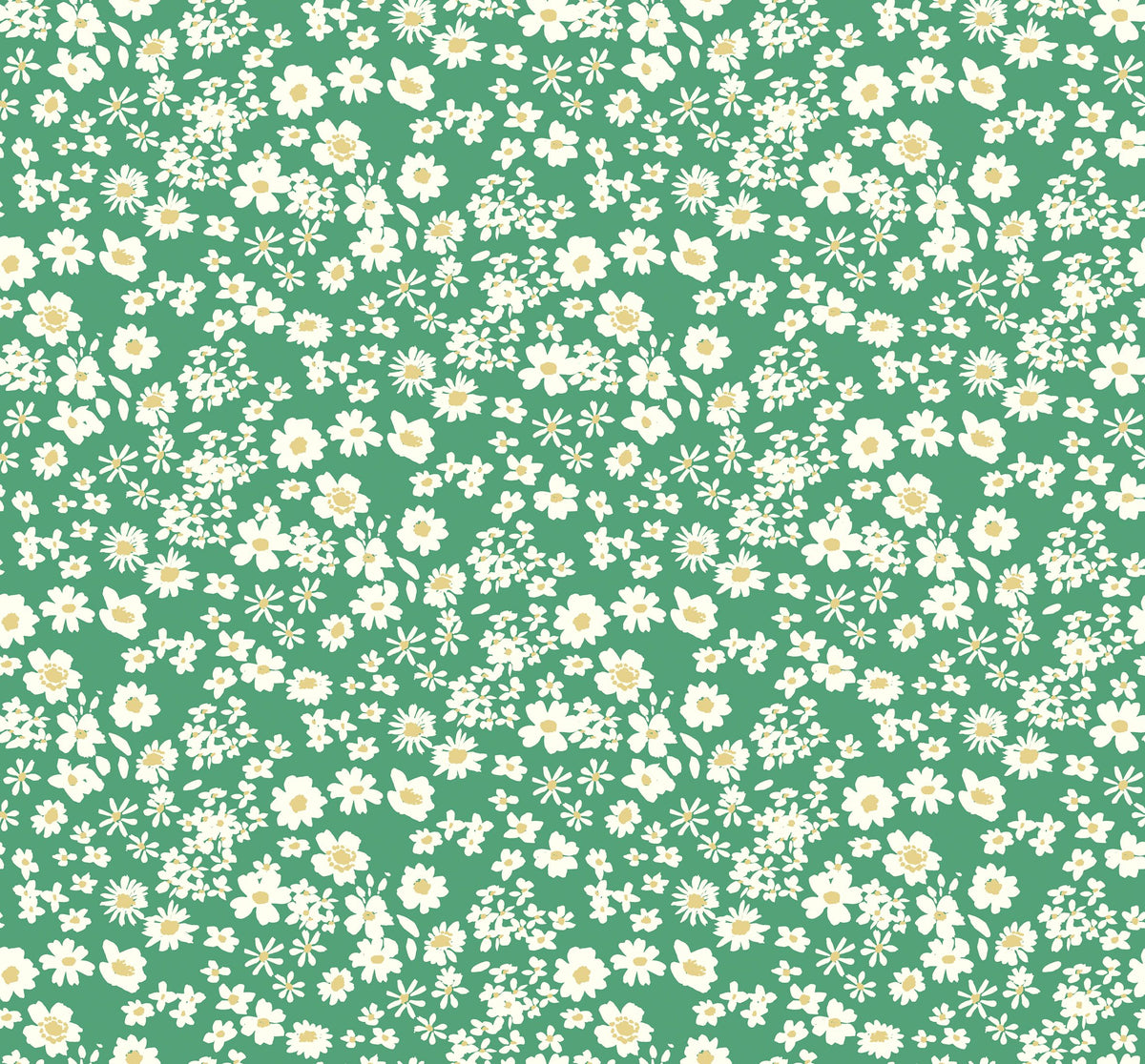 Ditsy Grass - Flowers Collection by Lewis & Irene