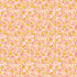 Fabric swatch ditzy print small pink mustard and magenta flowers on cream background