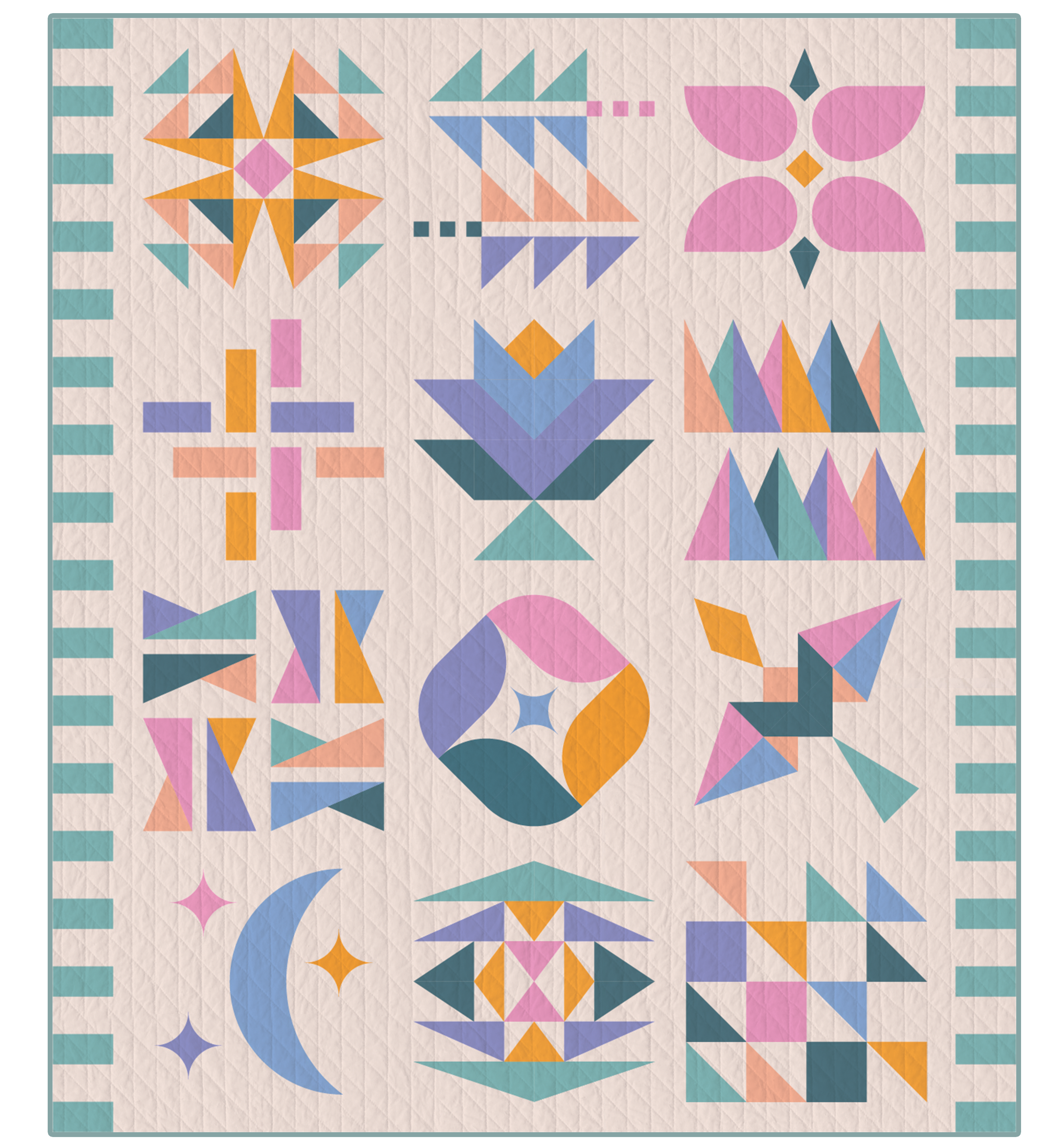 PREORDER - Hand & Soul BOM Kit by Eudaimonia Studio - Sunset Fjord