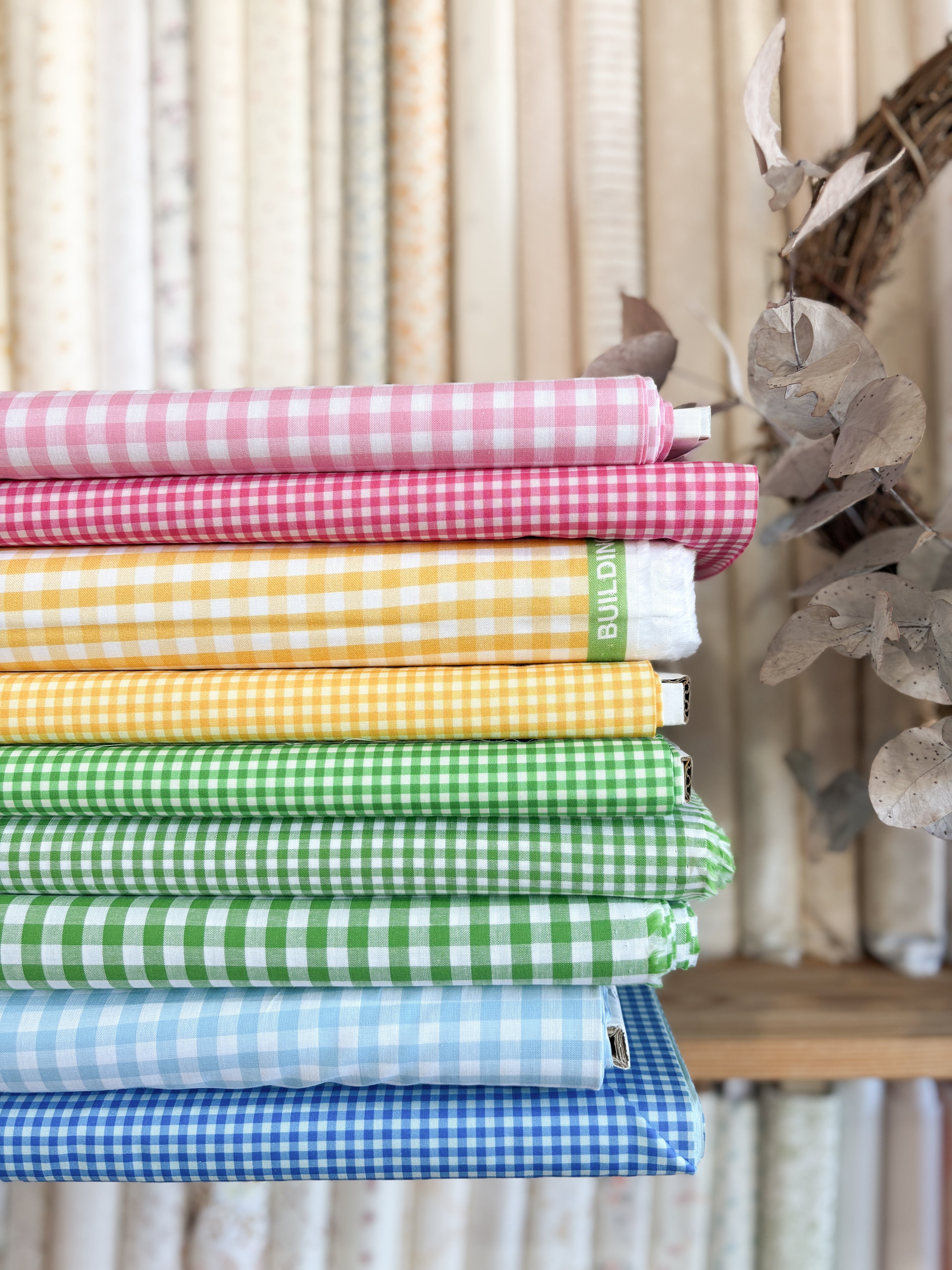 Bright Ginghams - 9 Piece Bundle