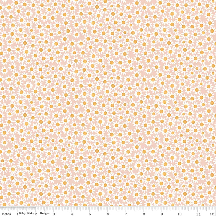 Daisies Blush - Floral Charms by Riley Blake Designs