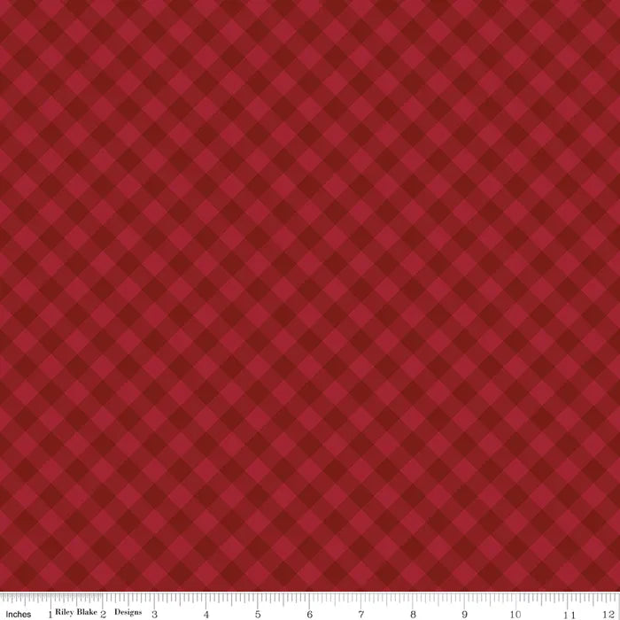 Plaid Red - Christmas Time by Riley Blake