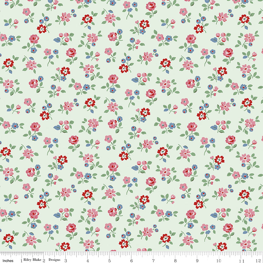 Arlington Ditsy Mist - Cath Kidston Signature by Riley Blake