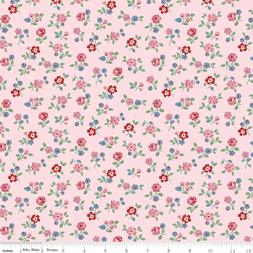 Arlington Ditsy Pink - Cath Kidston Signature by Riley Blake