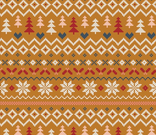 Warm & Cozy Caramel - Cozy & Magical by Art Gallery Fabrics