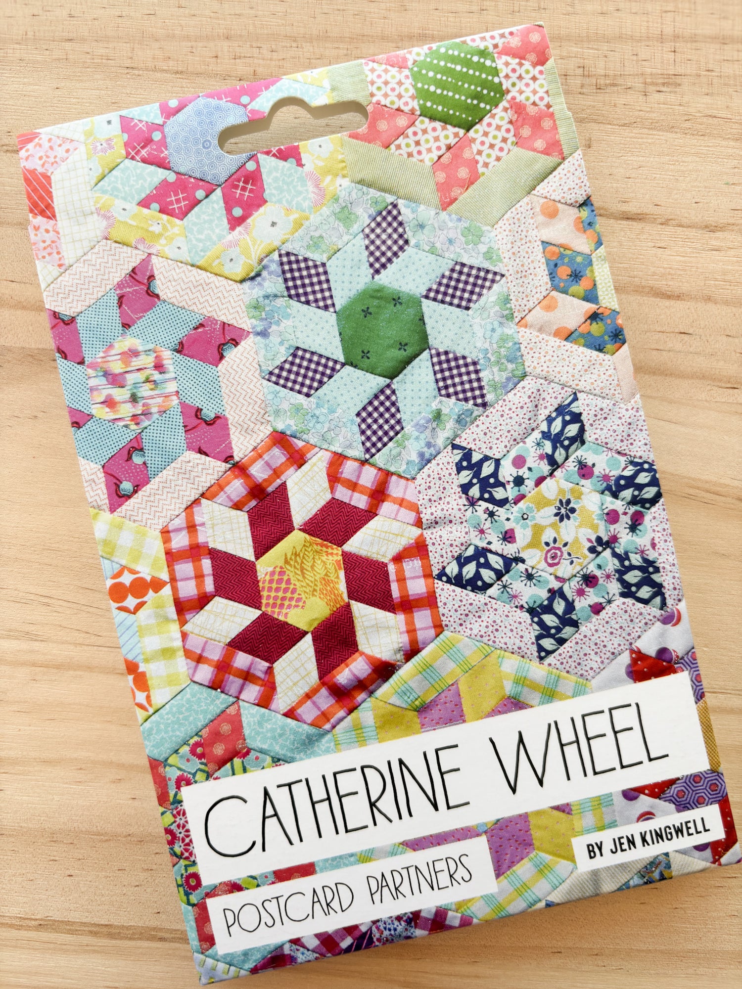 Catherine Wheel Postcard Partner - Jen Kingwell