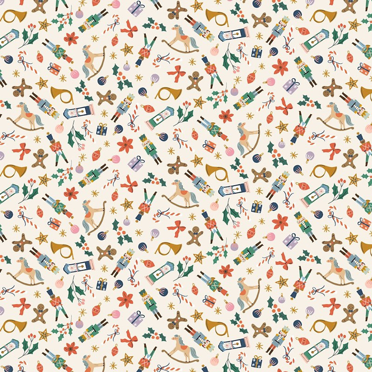 Nutcracker on Cream - Nutcracker Suite by Dear Stella