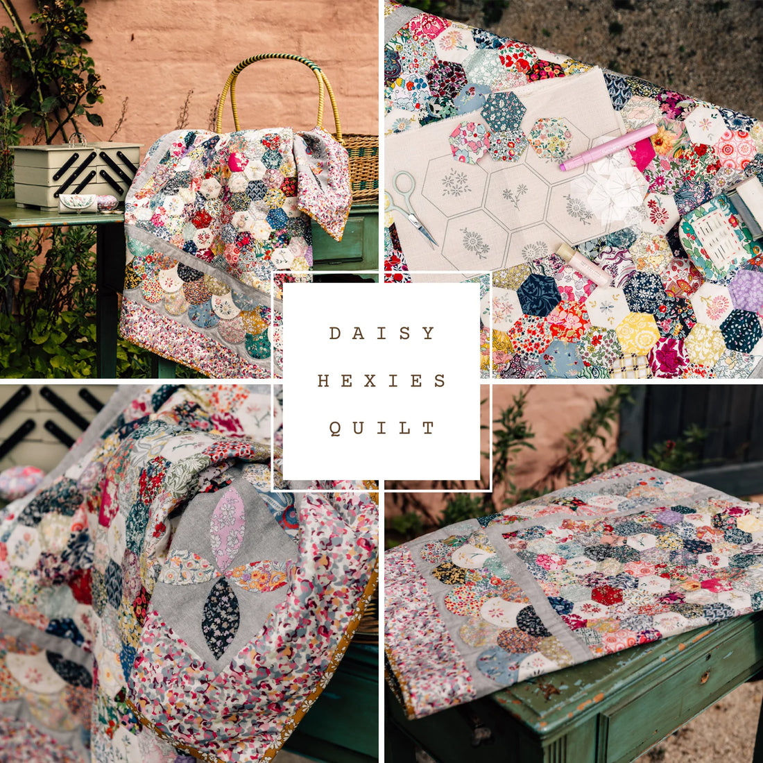 Daisy Hexies Quilt Template Pack - Eppiflex