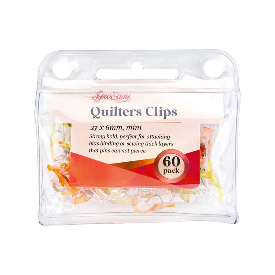 Sew Easy Mini Quilting Clips - 60 Pack