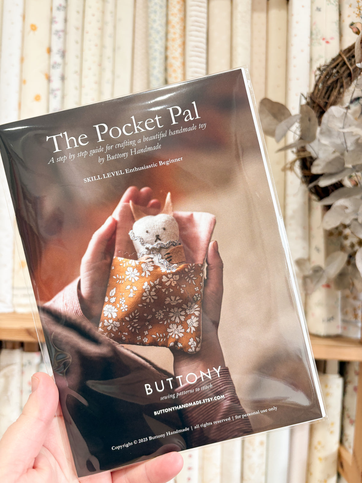 Pocket Pal Pattern - Buttony Handmade