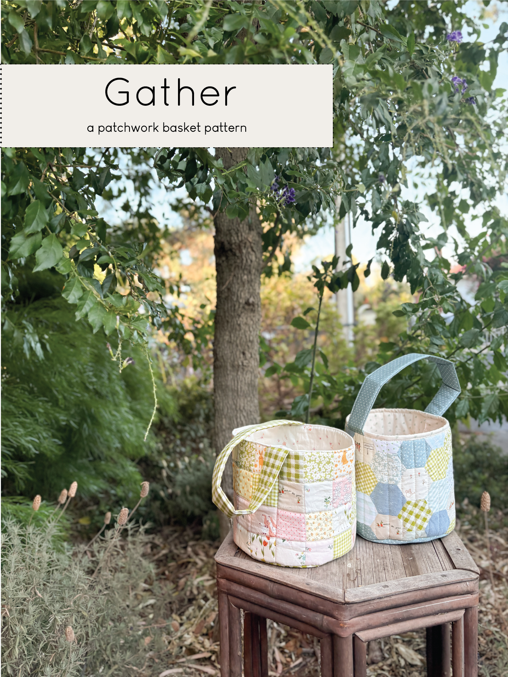 Gather Patchwork Basket Pattern (Paper)