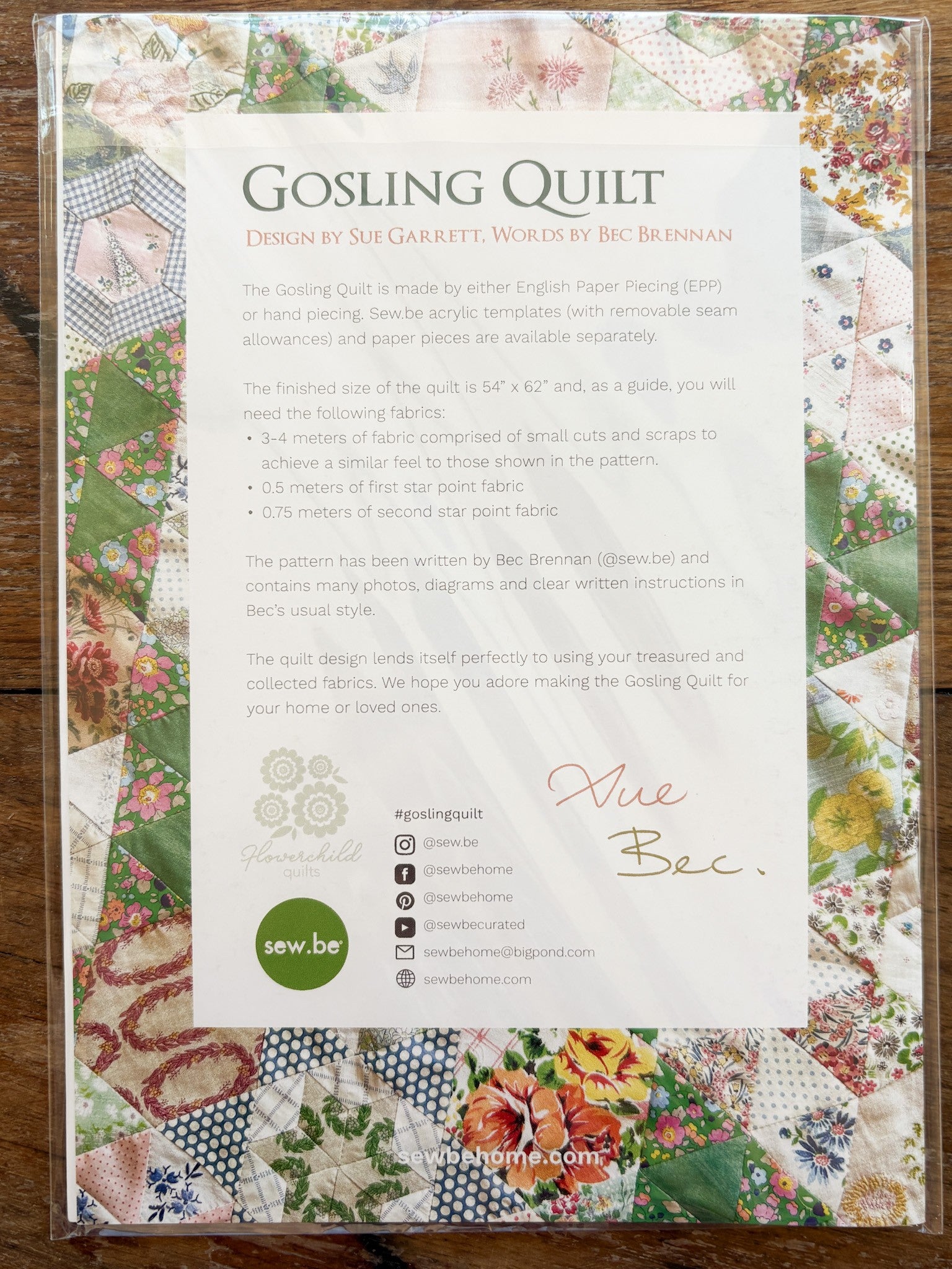 Gosling Quilt - Sew.Be