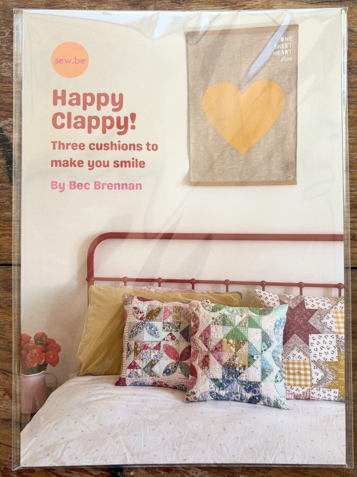 Happy Clappy Cushion Set Pattern - Sew.Be