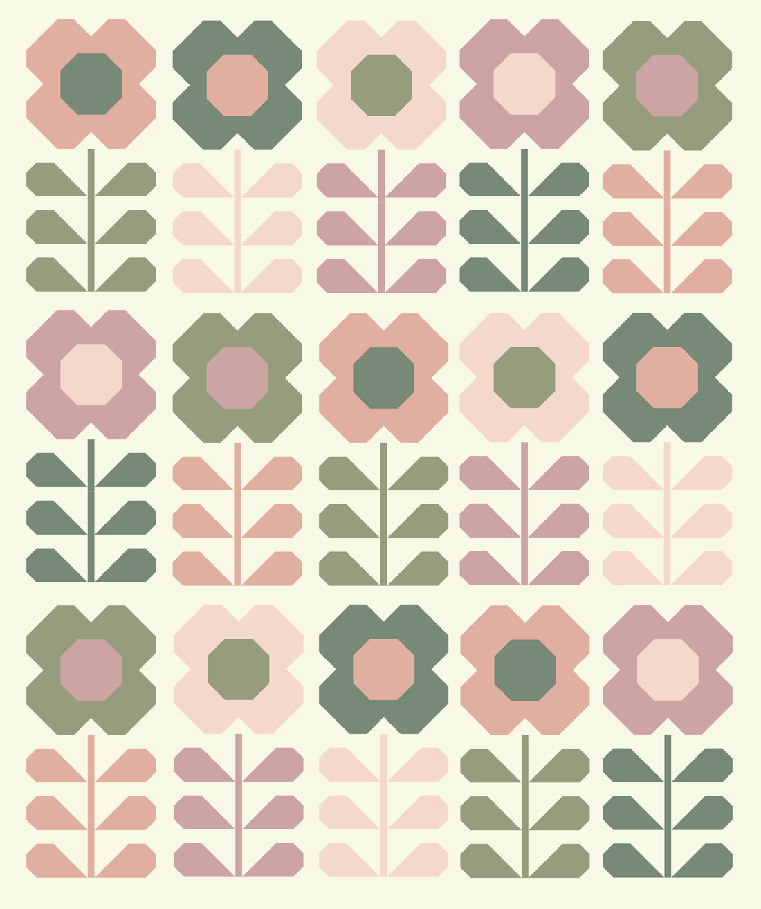 Hello Spring Lilly Quilt Kit - Pen & Paper Patterns