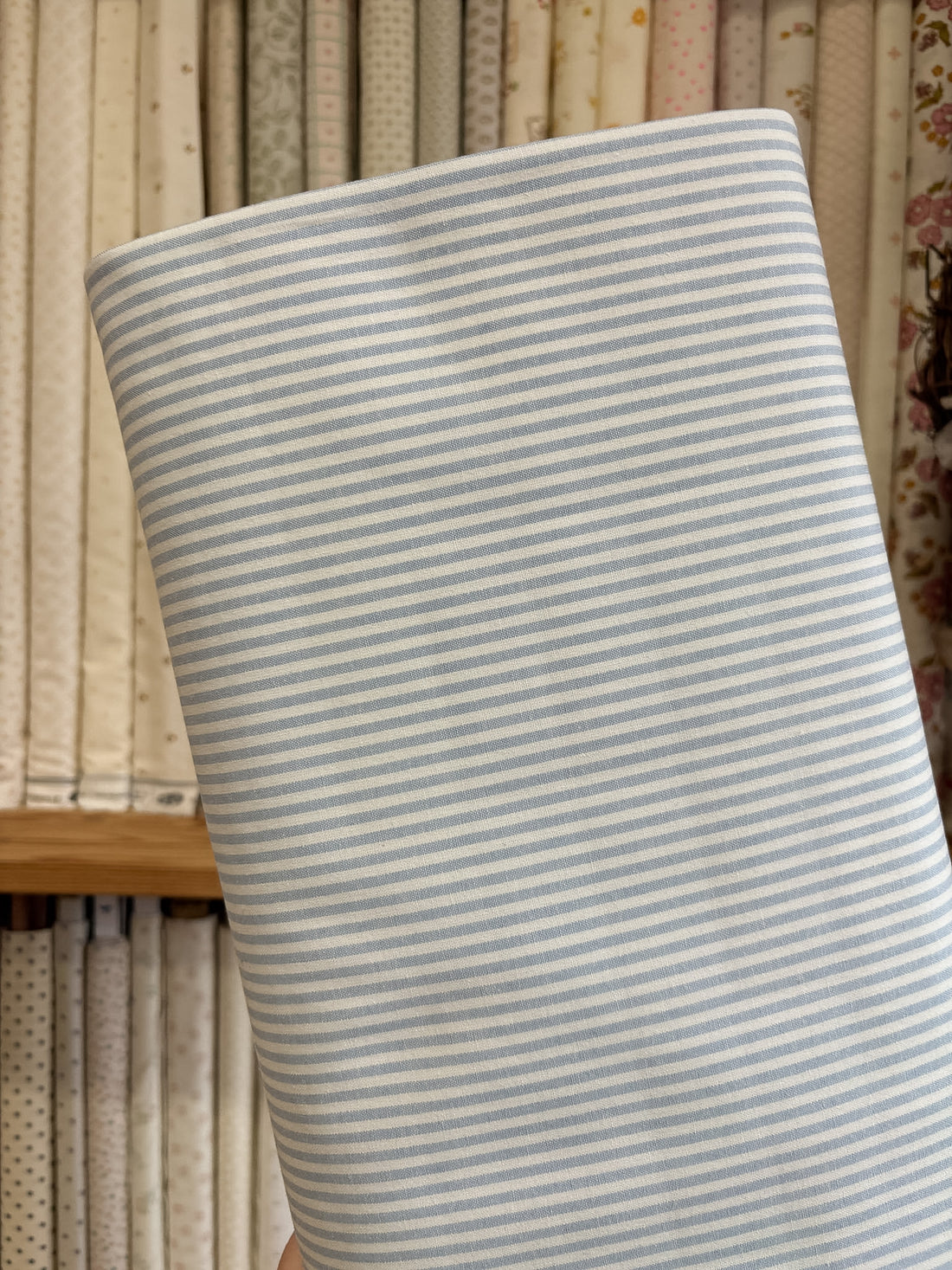 Stripe Cerulean AD46200S-83 by Quilt Gate