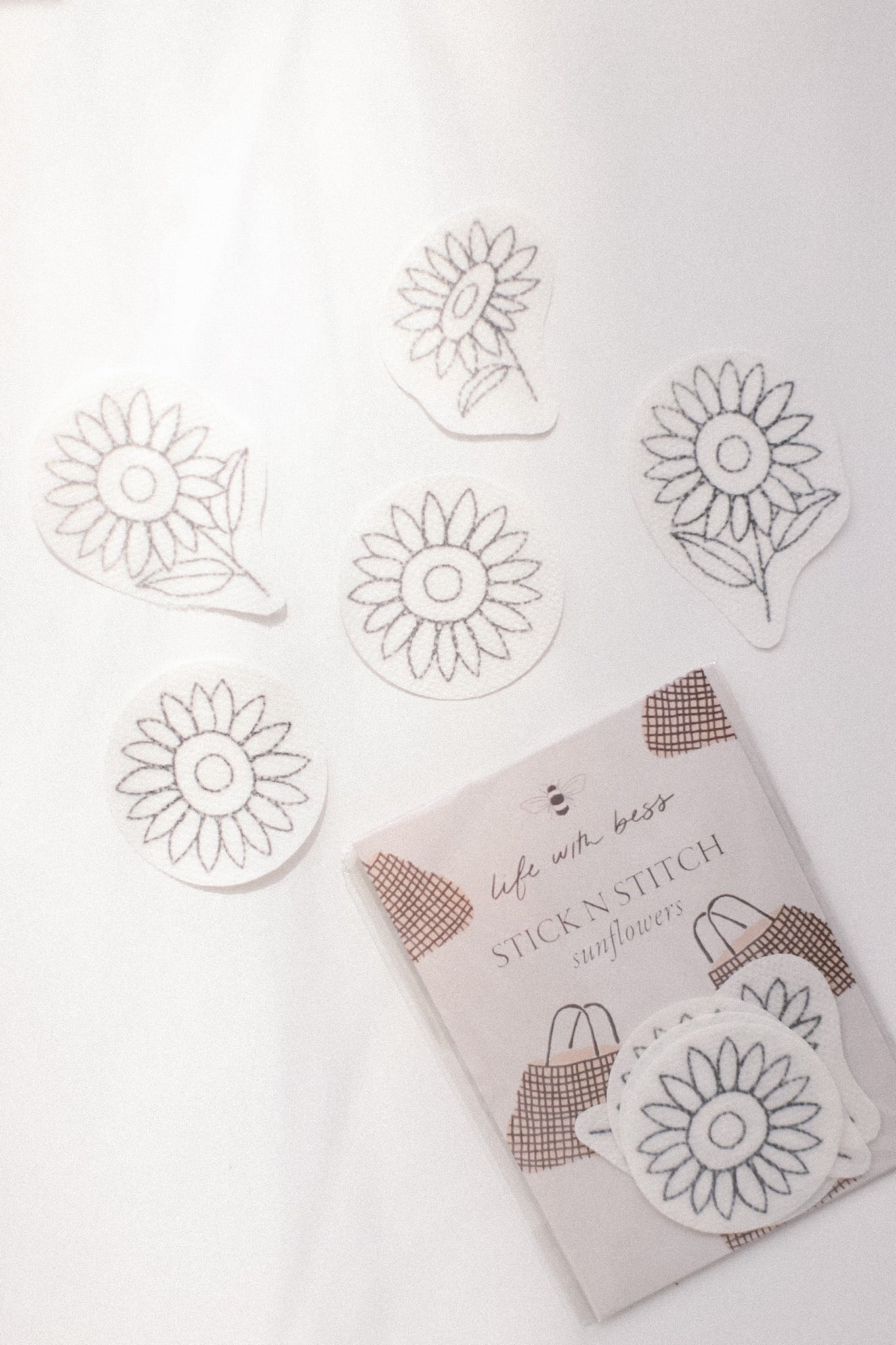 Sunflower Mini Stick & Stitch Pack - Life with Bess