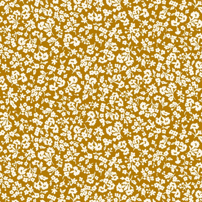 Dainty Meadow A - Denim Florals - Liberty Quilting Cotton