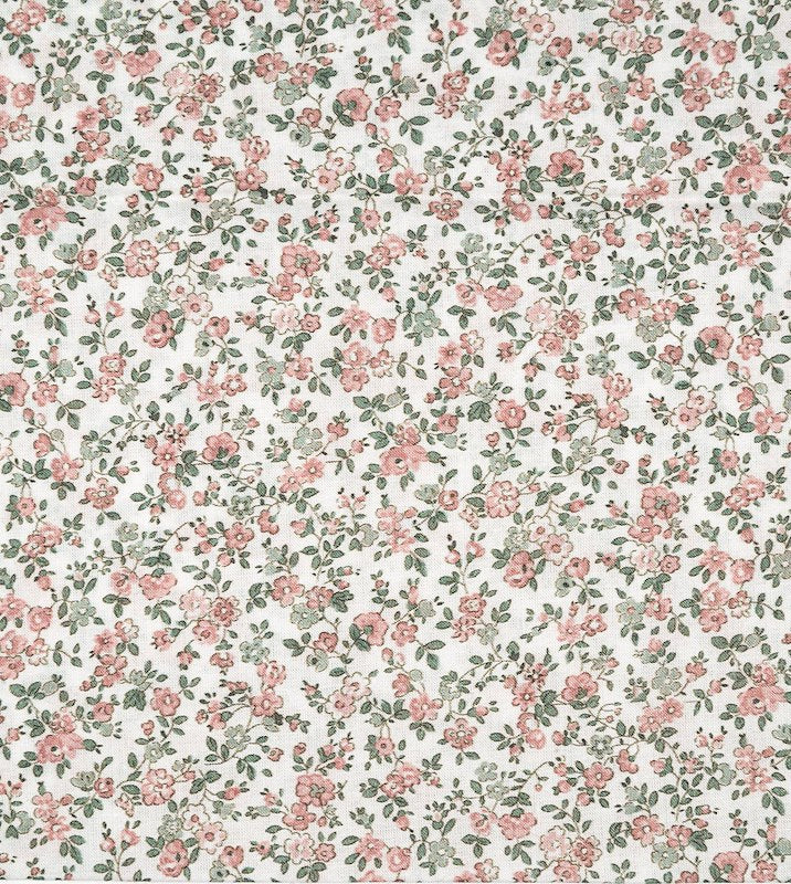 Pink Garden - Organic Voile by La Ta Te