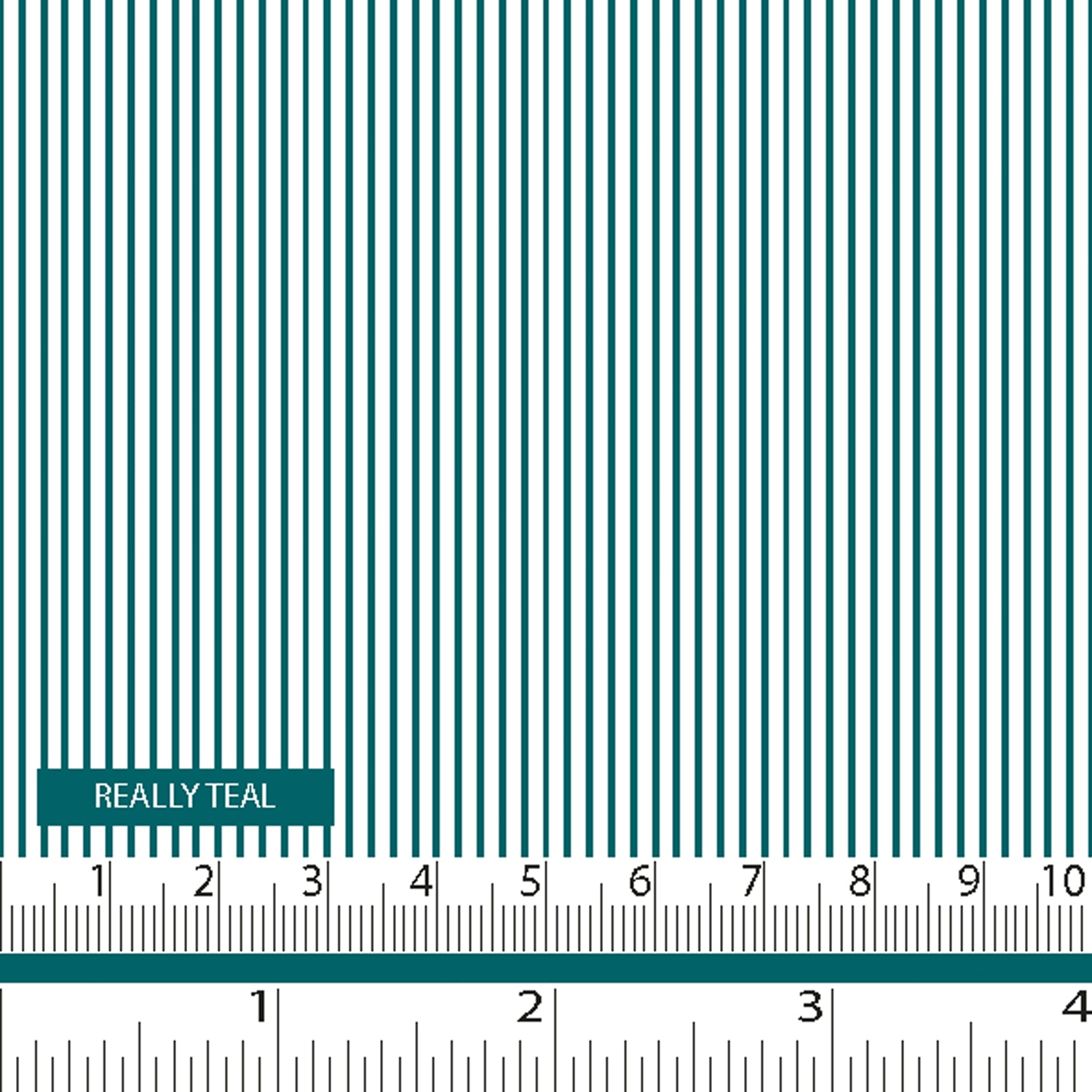 Stripe Really Teal - Simplicity by A Day in the Country