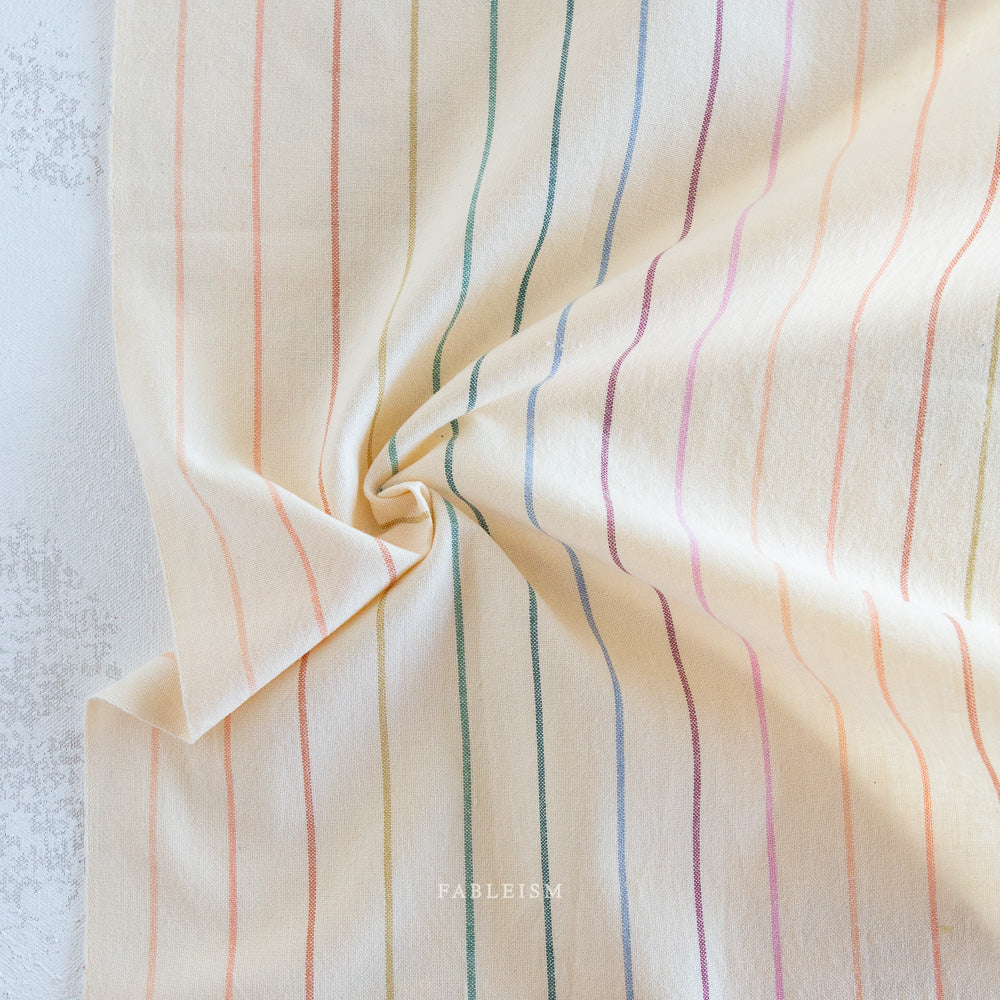 Skinny Stripe in Rainbow - Lucky Loom by Fableism