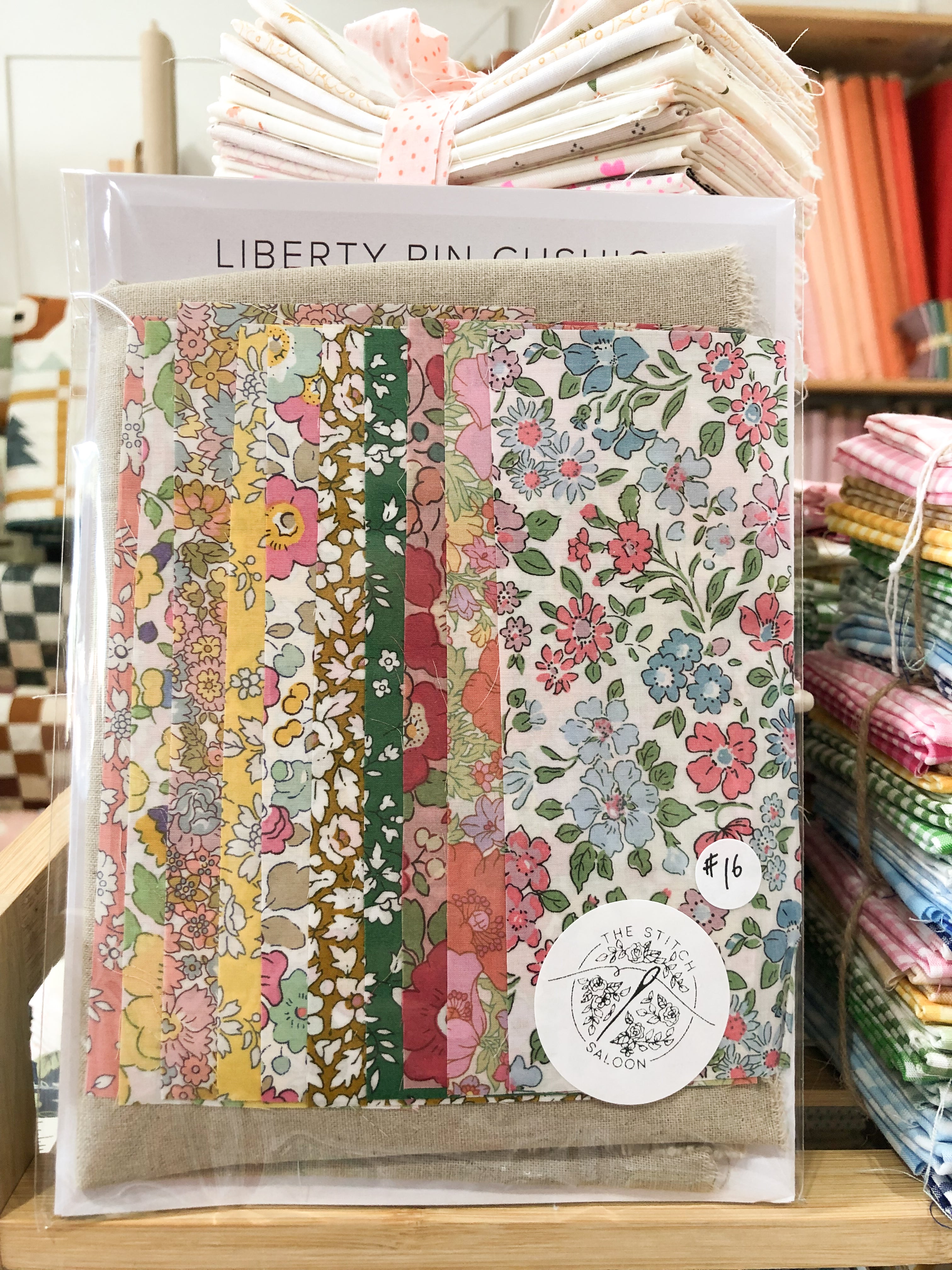 Liberty Pin Cushion Sewing Kit