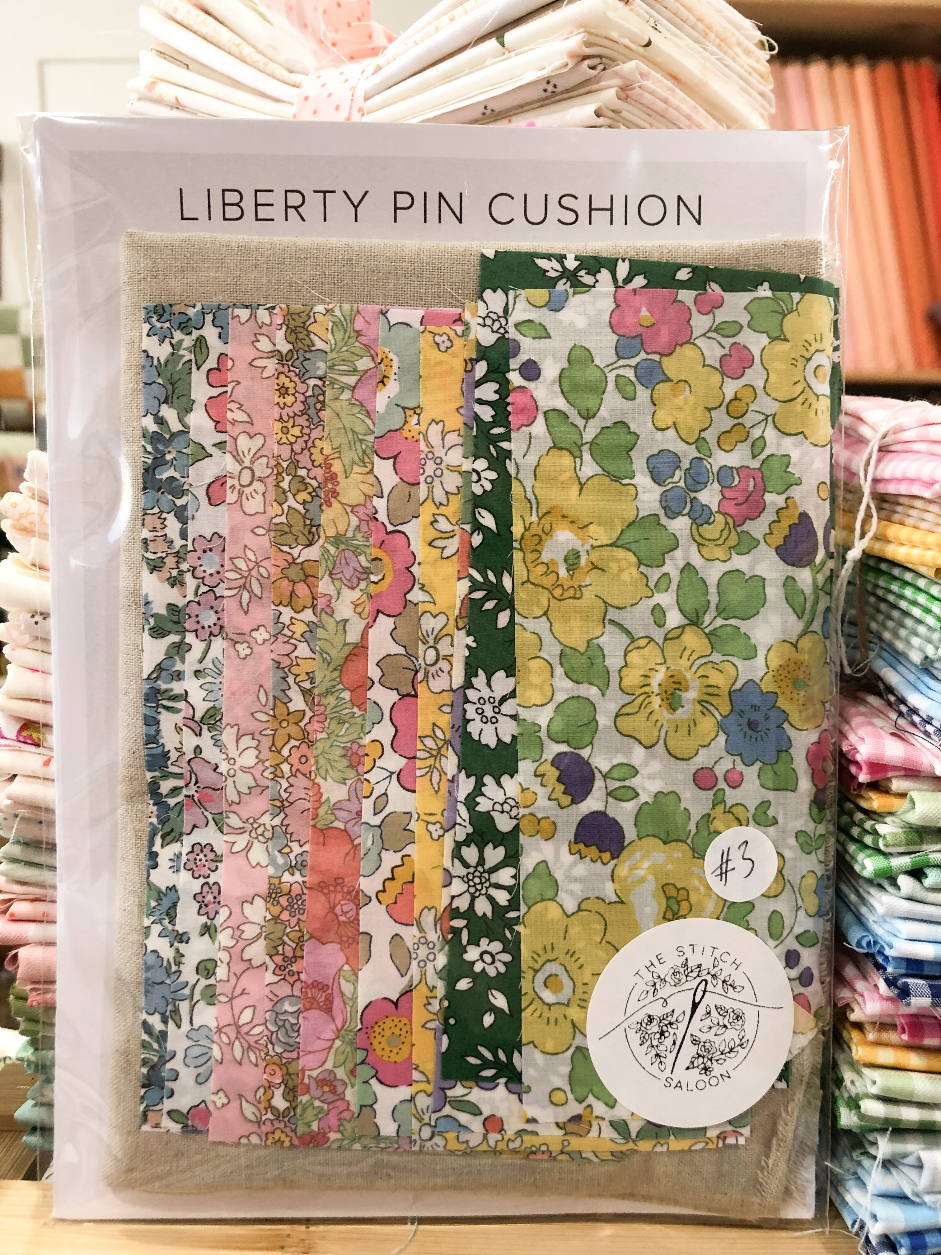 Liberty Pin Cushion Sewing Kit