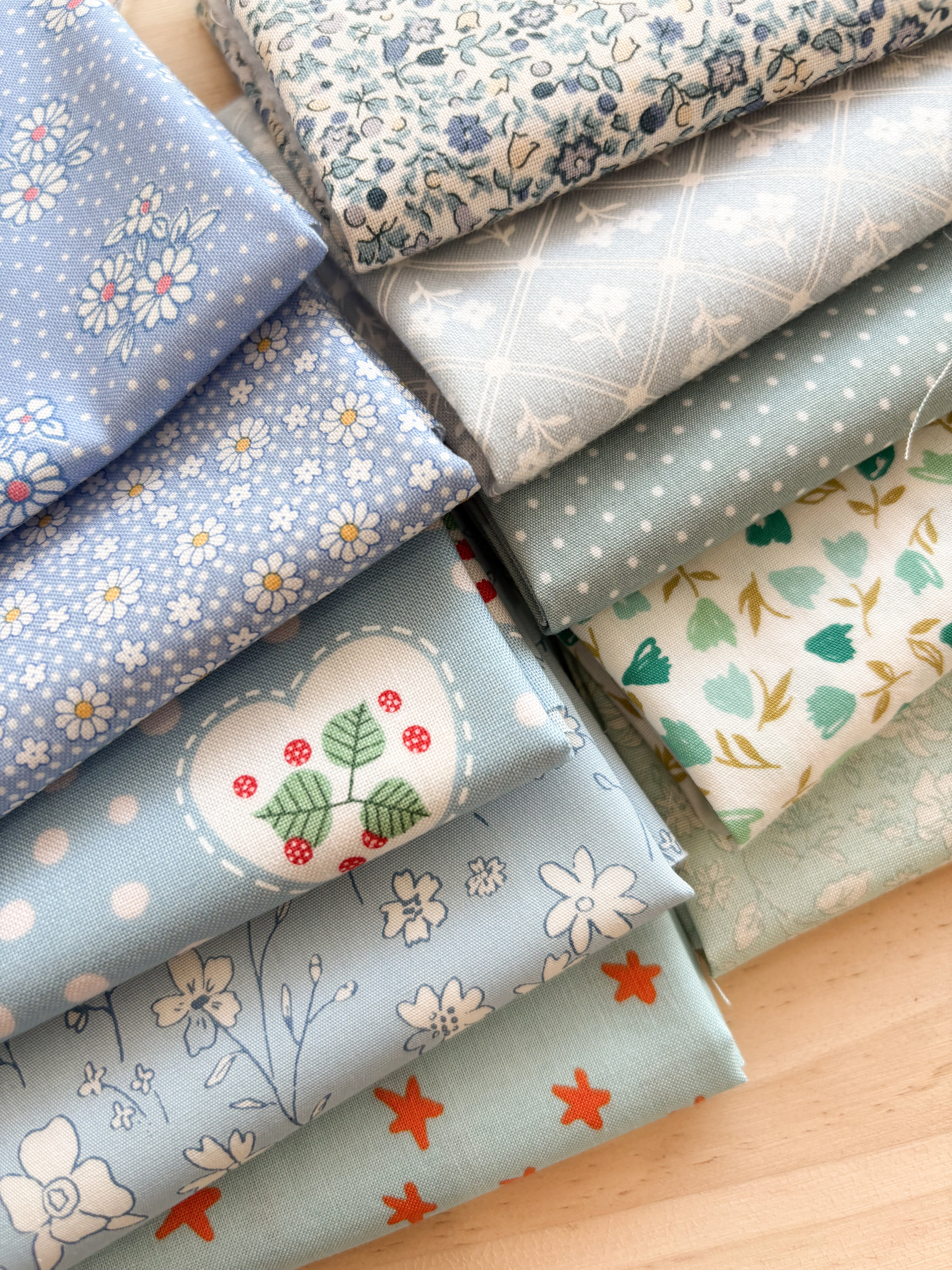 Soft Blues - 10 Piece Colour Bundle