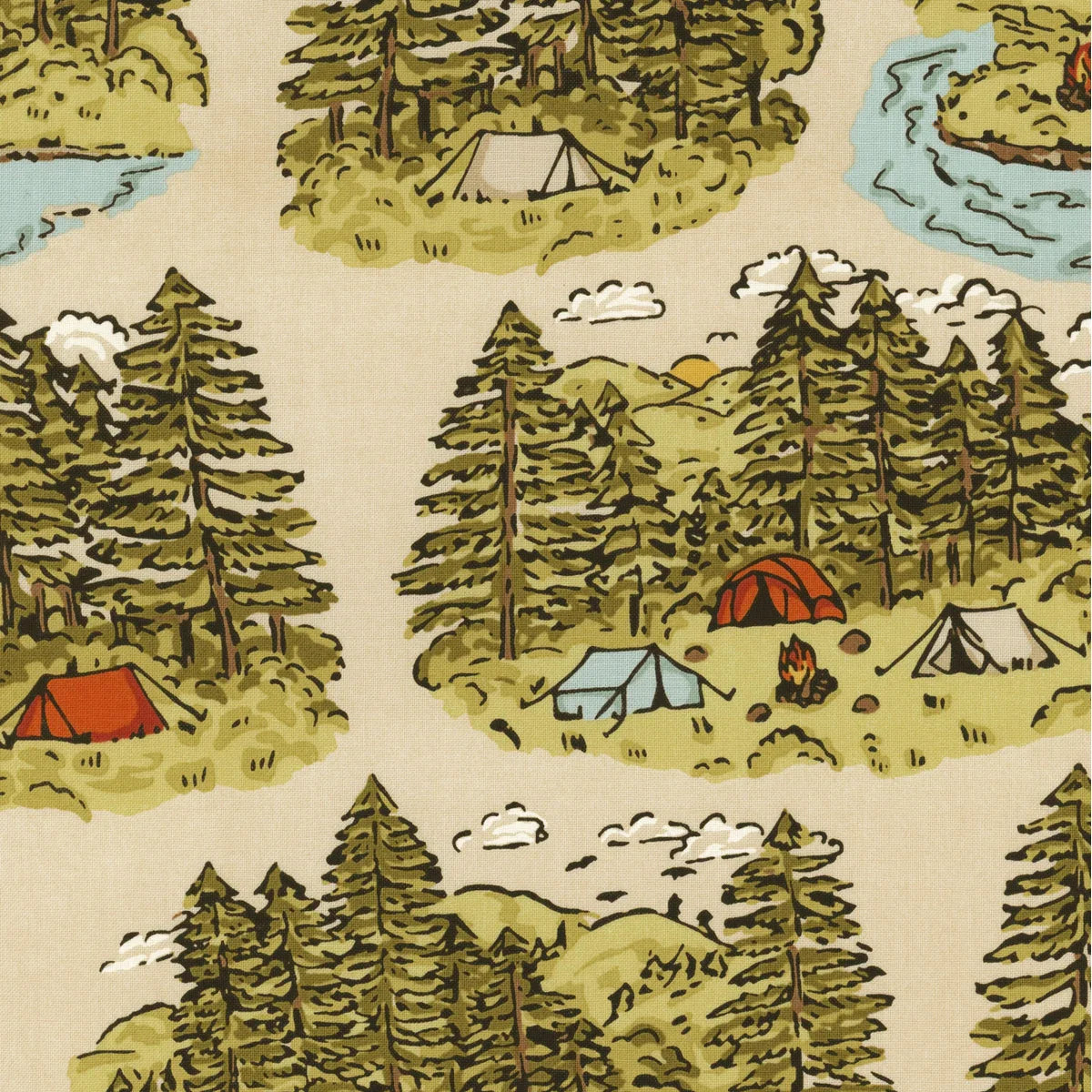 Landscape Sand - The Great Outdoors by Moda