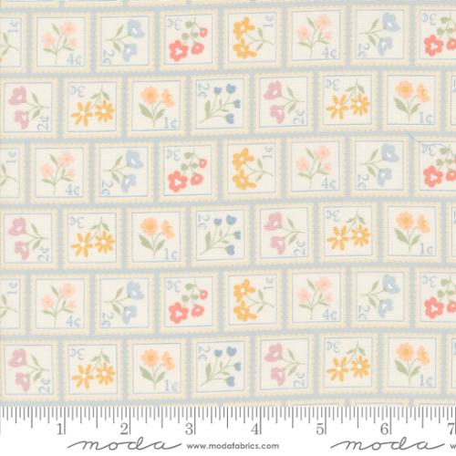 Sweet Stamps Powder Blue - Cottage Charm by Moda