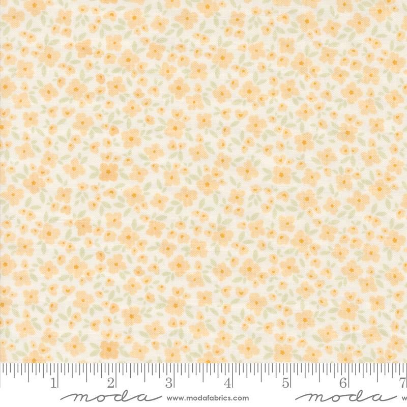 Flower Basket Enjoyable Yellow - Cottage Charm by Moda