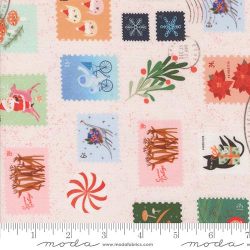 Christmas Stamps Snow - Tiny Christmas by Moda