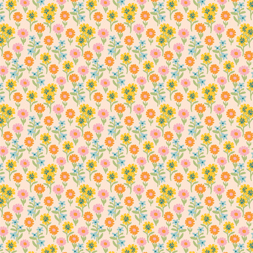 Ephemeral Blooms - Marigold by Art Gallery Fabrics