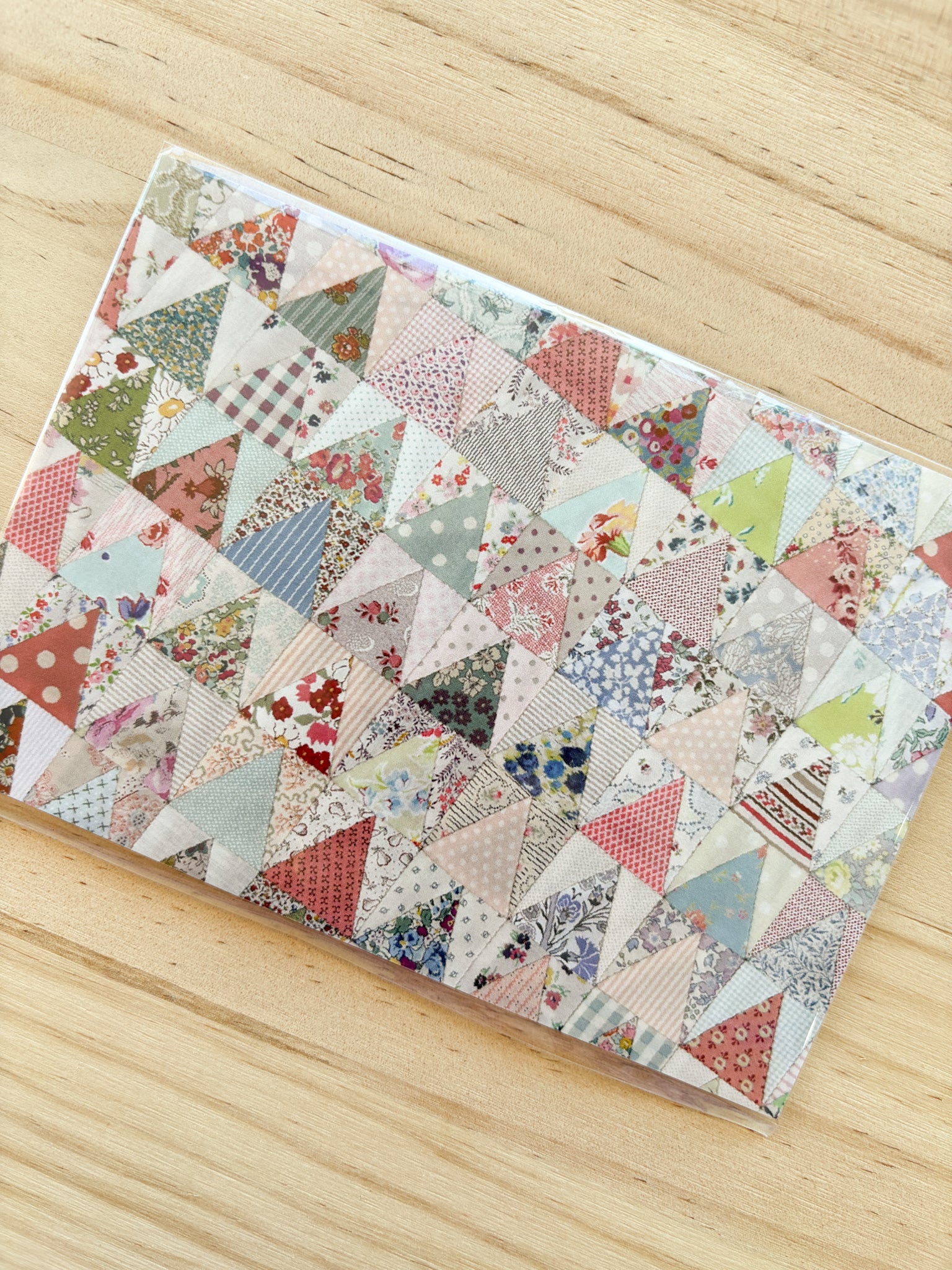 Not Quite 60 Degree Triangle - Postcard Project